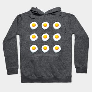 Yellow Fried Egg Pattern Hoodie